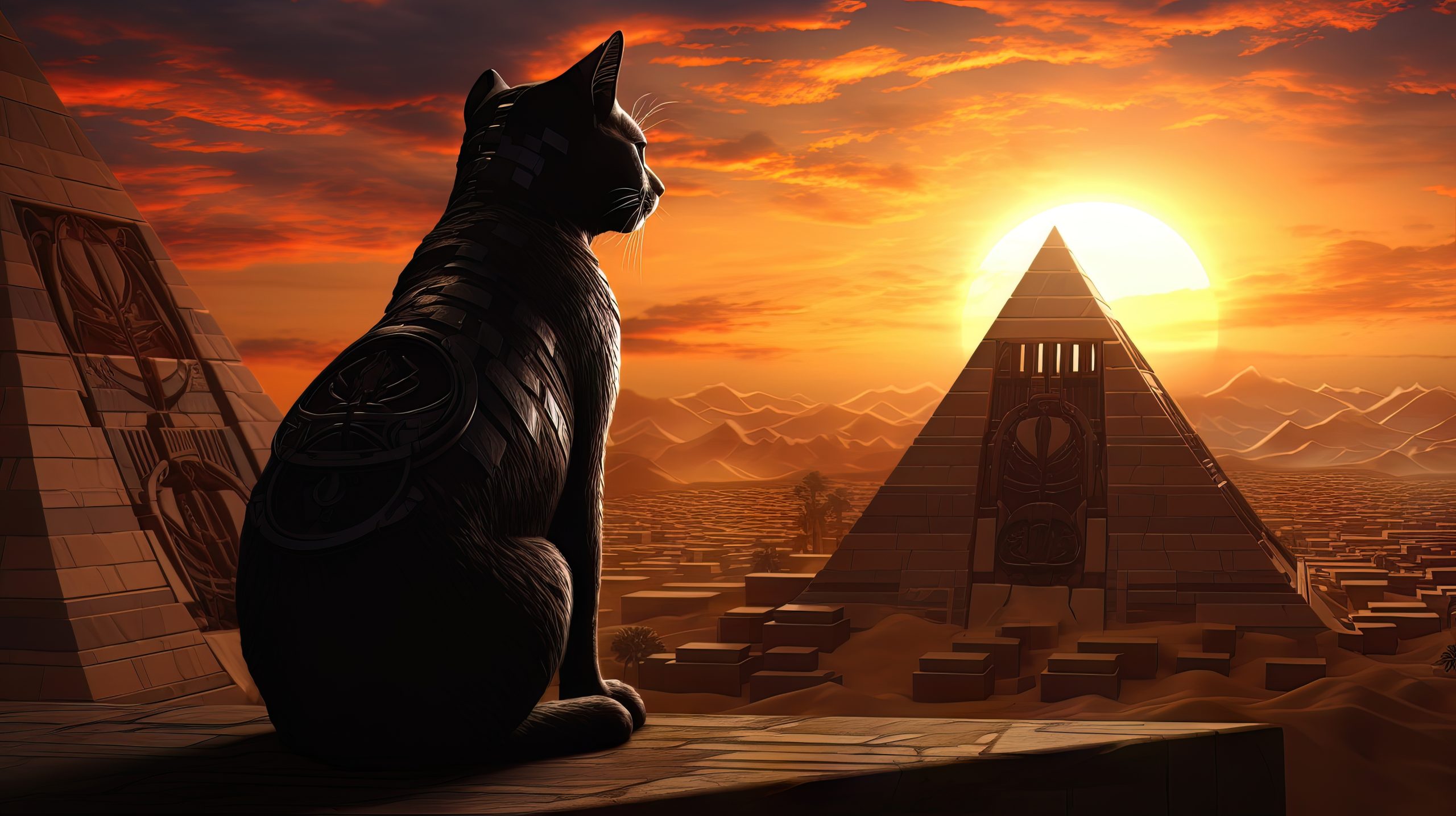 巨大な猫を見る夢